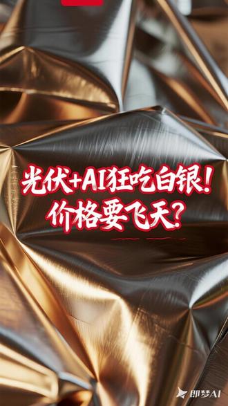 光伏+AI狂吃白银!价格要飞天?#财经 #白银 #银价