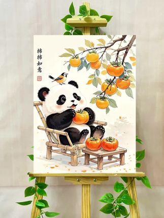 祝大家心想事成,万事如意#数字油画 #画渣日常 #画画 #手工diy #数字油画diy填色