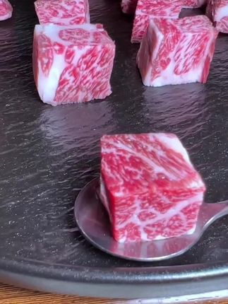 【澳尔兰】和牛 牛肉粒 烧烤爆汁 奶香味十足#和牛 #烤和牛 #牛肉 #和牛肉 #和牛烤肉