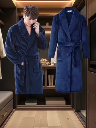 #法兰绒睡衣 #睡袍#保暖又好看 #家居服睡衣 #加厚保暖一件过冬