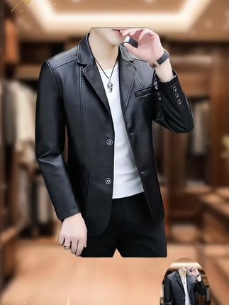 #男士皮衣 #高档西装皮衣外套 #皮衣外套搭配 #质量杠杠滴