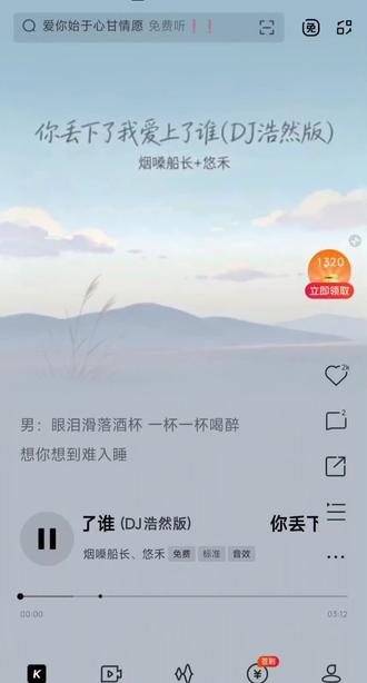 《你丢下了我爱上了谁》DJ烟嗓船长 悠禾