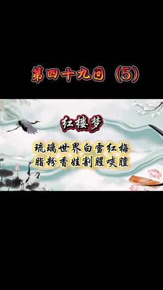 宝玉纳罕:是几时孟光接了梁鸿案(举案齐眉典故) #我要上热门🔥#每日分享#原创视频#高安红学会