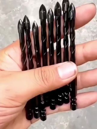 瓷砖打孔钻头三角钻头打瓷砖的专用高硬度混凝土电钻头玻璃开孔器#钻头#打孔#高性能实用工具#五金工具@DOU+小助手