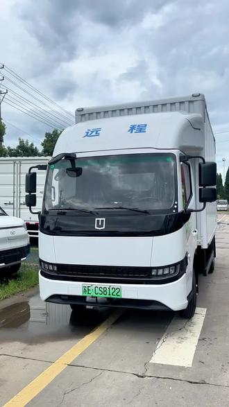 吉利远程H8E厢车,86宁德时代电池,性价比拉满12个多点 #热门话题 #吉利远程新能源货车 #电车更有性价比 #新能源绿牌车 #买新能源货车最佳时机