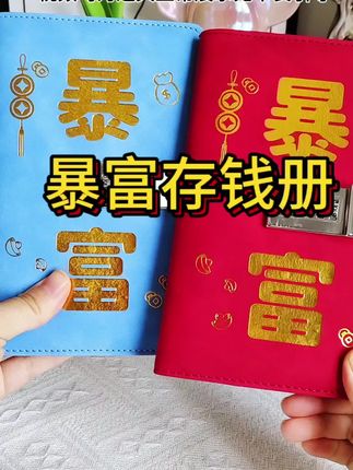 原来不是我存不下钱,而是没有找对方法!#暴富存钱册 #现金存钱册 #存钱 #密码锁存钱册