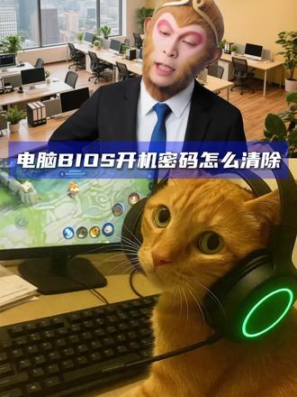 电脑BIOS开机密码怎么清除 #电脑技巧 #电脑知识