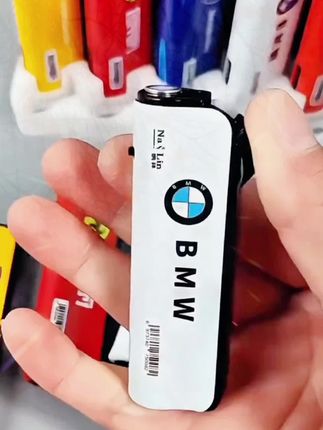 新款车标防风直冲打火机金属蓝焰广告火机定制#直冲打火机#金属#蓝焰#车标#新款