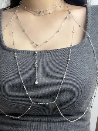 求求了姐妹们 都去尝试#胸链 太纯欲了!这个四季皆宜佩戴!怎么搭都好看,喜欢这种暗戳戳又明目张胆的美丽,性感又大方#身体链 #配饰分享 #谁戴谁好看