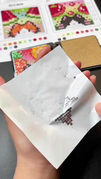 拼豆像素风贴画本diy可爱水果猫咪mini小本本贴画册子材料包#拼豆diy#像素风贴画#水果猫咪手作#迷你豆豆本#手工材料包