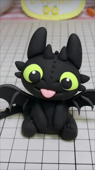 #驯龙高手 黑夜传说#无牙仔
泥土手工Diy儿童兴趣手工养成记 #无牙仔