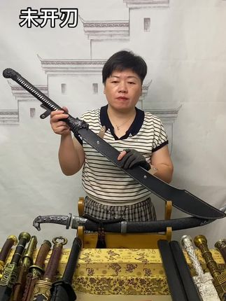 #牛尾刀#冷兵器#男人的玩具#工艺品@DOU+上热门