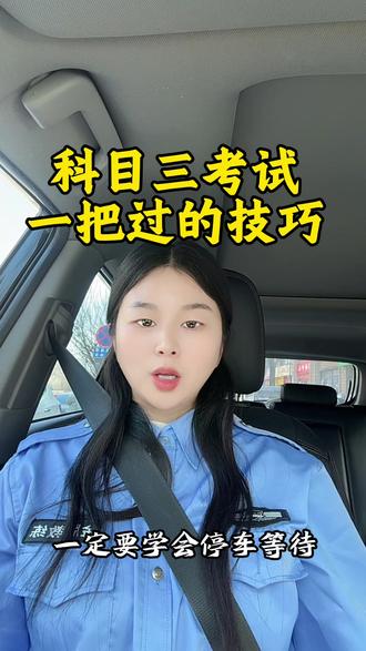 科目三考试一把过技巧#科目三#科目三技巧 #驾考 #学车 #科二科三