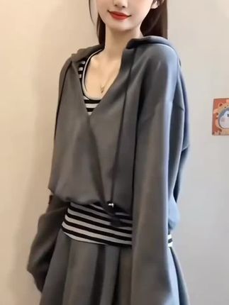 假两件卫衣套装