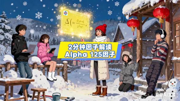 2分钟因子解读:Alpha 125因子
