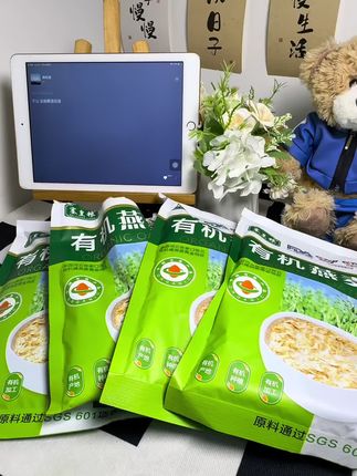 “多次回购,孩子超爱吃!麦香浓郁,软糯有嚼劲 #塞黄粮有机燕麦片 #健康早餐 #有机生活 #营养代餐#减脂早餐