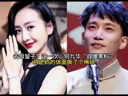 去母留子?这一次,何九华“自爆黑料”,将王鸥的体面撕了个稀碎#520被爱看见