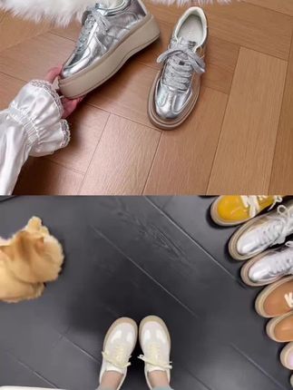 #好物推荐🔥 内增高8cm复古德训鞋女2025秋季新款板鞋百搭休闲运动鞋女小白鞋#爆款热卖中 #休闲鞋#复古德训鞋 #休闲运动鞋推荐