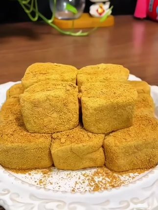 儿时的味道,糯叽叽~香甜软糯#驴打滚 #小时候味道 #你吃过吗 #传统小吃 #手工美食