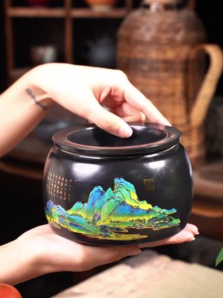 茶桌必备神器!收纳茶渣缸!#茶生活 #茶桌茶台 #茶具 #茶 #茶文化