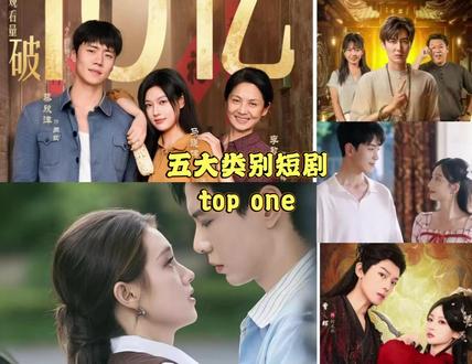 五大类别的top 1#好剧推荐 #好看又上头的短剧