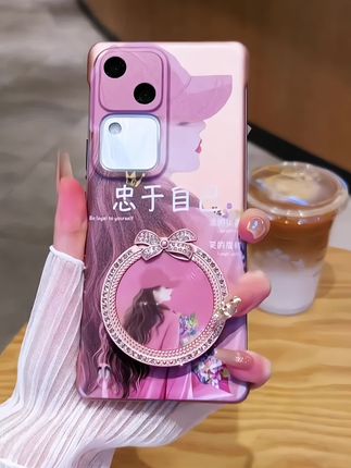 适用于VIVOs18手:/ 机壳忠于自己新款金属漆无/ 边框防摔保护套#vivos18 #vivos18手机壳 #vivo手机壳 #手机壳