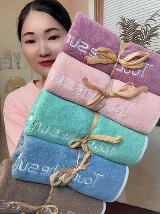 加厚吸水青春派毛巾超吸水超柔暖擦头发擦脸男女通用毛巾#毛巾 #毛巾推荐 #加厚毛巾 #吸水毛巾 #吸水毛巾推荐