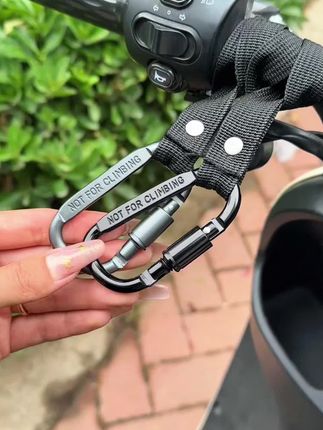 #电动车挂钩 前置通用电瓶车自行车摩托车加粗挂物钩铝合金外卖挂扣 #外卖挂餐神器#电动车挂物