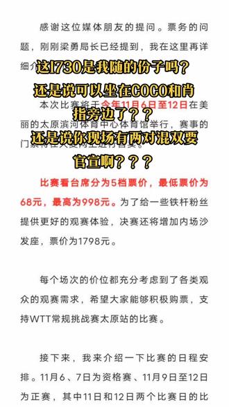 #wtt太原常规挑战赛 胆子大点,格局打开