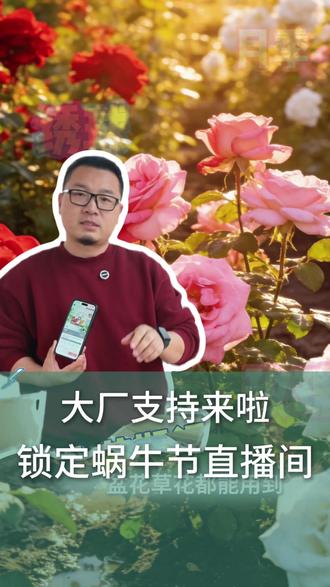 蜗牛节大厂支持来啦 锁定蜗牛节期间直播间,福利炸不停#绿植 #多肉 #从前慢花园 #蜗牛节 #多肉控