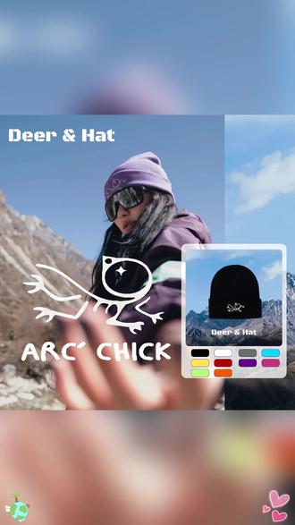 始祖小鸡帽子冷帽雪山户外保暖针织帽情侣运动帽子男款冬季帽子#冬季帽子 #情侣帽 #针织帽 #户外保暖 #始祖小鸡