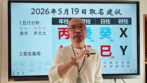 生辰八字起名取名:2026年5月19日出生的马宝宝起名用什么五行的字最好?#宝宝起名 #起名改名 #新生儿#宝宝取名 #孕妈