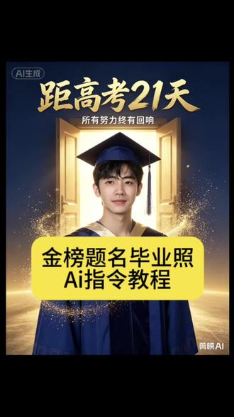 ai毕业照制作教程 学士服ai毕业照合成 学士服ai毕业照合成拍同款 学士服ai毕业照合成豆包 学士服ai毕业照合成免费 学士服ai毕业照特效 金榜题名毕业照模板 高考毕业照拍摄技巧 金榜题名照片怎么拍金榜题名照片创意#剪映 #剪映图片设计 #金榜题名 #高考毕业照