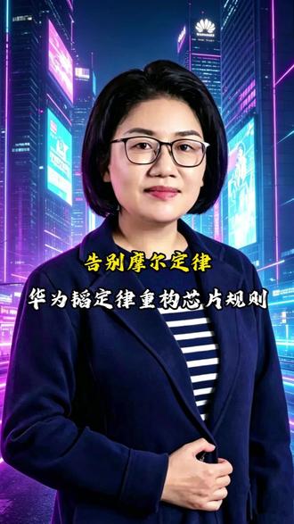 告别摩尔定律,华为韬(τ)定律重构芯片规则 #韬定律 #华为 #摩尔定律 #何庭波 #小维讲AI