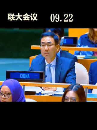 #耿爽大使 #联大会议#安理会#国泰民安山河无恙人间皆安 #人民日报#