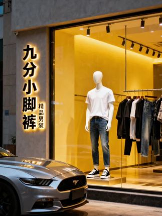 #韩版黑色 #九分小脚裤 #休闲弹力 #潮流简约 #韩系潮流风
