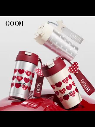 【陶瓷内胆】GOOM咖啡杯保温杯25新款高颜值女士专用水杯易清洗杯子#网红水杯 #杯子控 #吸管杯 #水杯 #保温杯