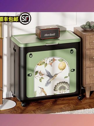 #安家日记收纳箱大容量#超大家用翻盖带滑轮#可折叠衣物#整储物柜#收纳箱储物箱