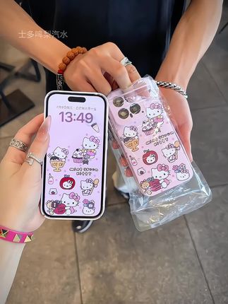 哇塞!超爱的雪糕kitty手机壳来咯~和好朋友一人安排一个不过分吧,可爱到心巴上啦!#爱了爱了 #也太可爱了吧 #这个手机壳真的长在我心巴上了 #仙女必备