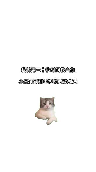 三十秒学会如何设置智能门锁联动 #JM261016 #广东小米之家 #智能门锁