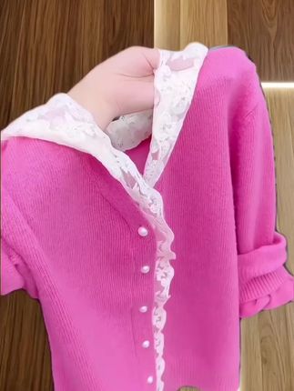 #甜美穿搭 #针织衫 #针织毛衣 #超好看 #上衣穿搭