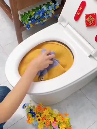 #坐便垫 #马桶套 #马桶垫 #马桶垫冬季加绒 #马桶套 天凉了,马桶垫也该换成加绒加厚的了