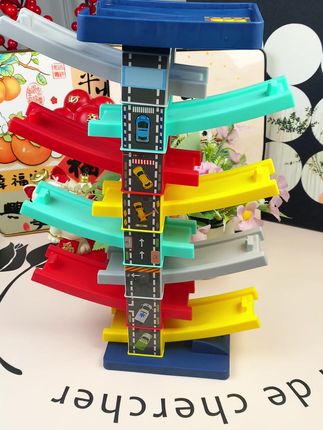 好玩有趣的#滑轨车 锻炼孩子追视,动手能力#儿童玩具 #益智玩具 #玩具