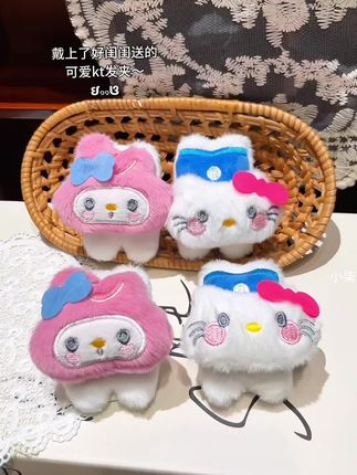 是谁还没有收到好闺闺送的kt发夹#这也太可爱了吧 #少女心好物 #发饰发夹 #发夹#头饰发饰