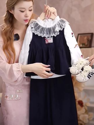 #甜美穿搭 #学院风穿搭 #女童穿搭 #春秋穿搭 #潮童穿搭