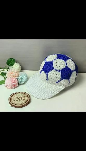 儿童棒球帽#手工 #手工编织 #镂空透气遮阳帽