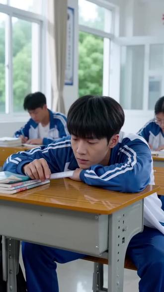 课桌敲出蜗牛,大家都懂