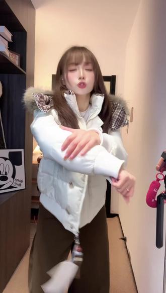 菲奥娜棉服女2025新款短款冬装棉袄小个子韩系棉衣收腰显瘦外 #大码搭配 #韩版穿搭 #棉服女小个子不臃肿 #甜美穿搭 #短款棉服时尚高级感