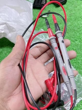 万用表表笔特尖探针通用试电笔数字高精准硅,胶线测试笔万能表配件