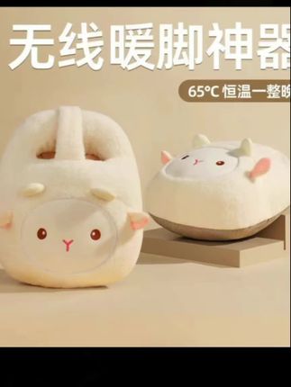 新款充电插电暖鞋冬天办公室取暖可调加热捂脚垫保暖足神器暖脚宝#好物分享